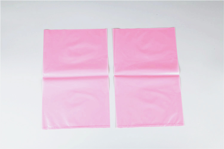 Saco de plástico rosa (personalizado)