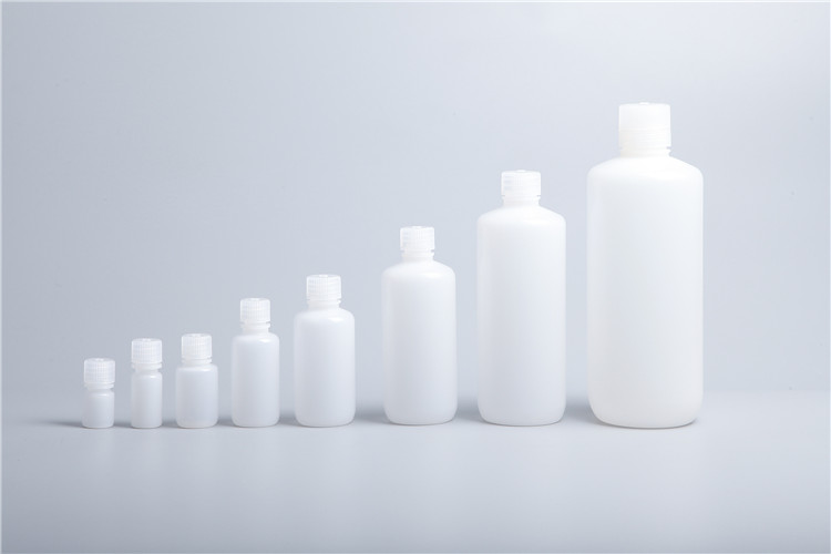 HDPE garrafas de reagente estreitas