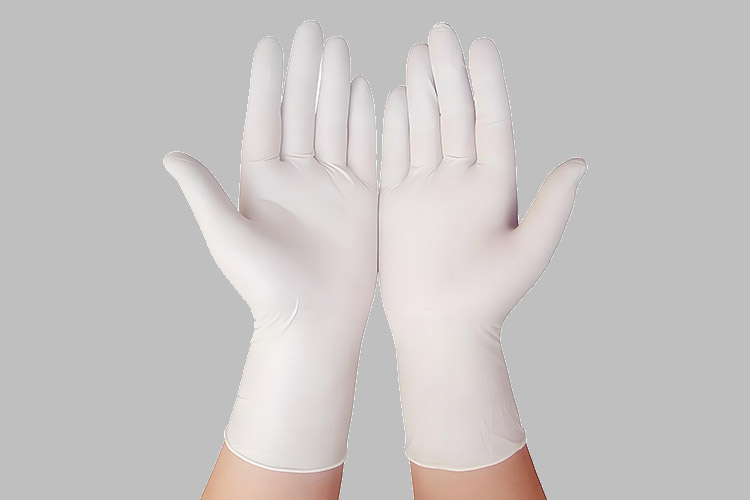 Luvas de látex